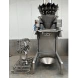 Bilwinko multihead weigher - 14 weight buckets - rise and fall stand - wash trolley - 3 phase - 2004