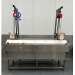 Heat and control fryer - 40cm belt width and 200cm frying length - 3 phase