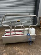 Neiros walk through boot wash - year 2019 - single phase - 160cm L x 80cm W x 142.5cm H