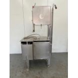 Butcher Boy stainless bandsaw - throat to blade 50cm - 3 phase - 120cm L x 115cm W x 205cm H