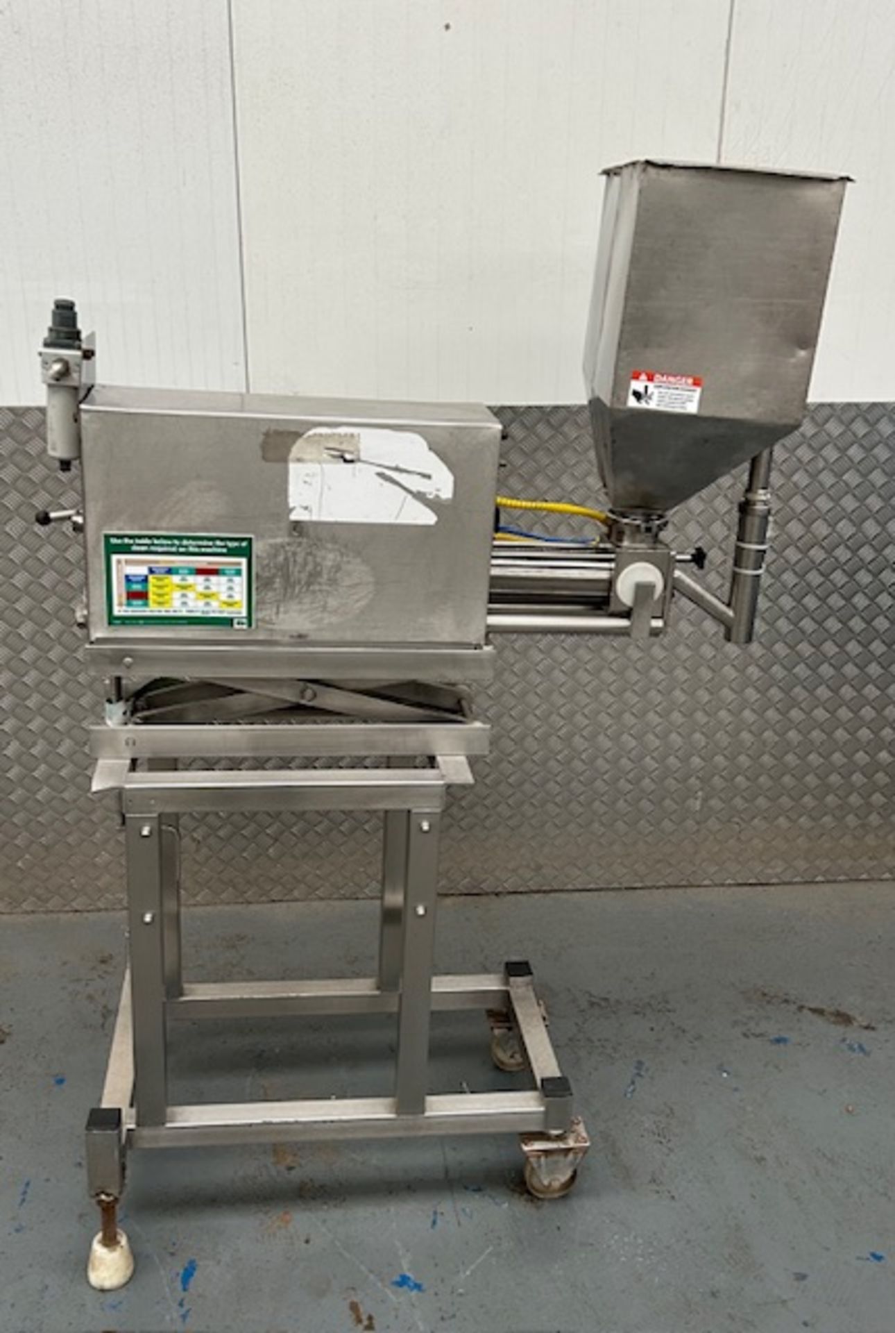 Turbo Tool depositor - air powered - 115cm L x 50cm W x 165cm H