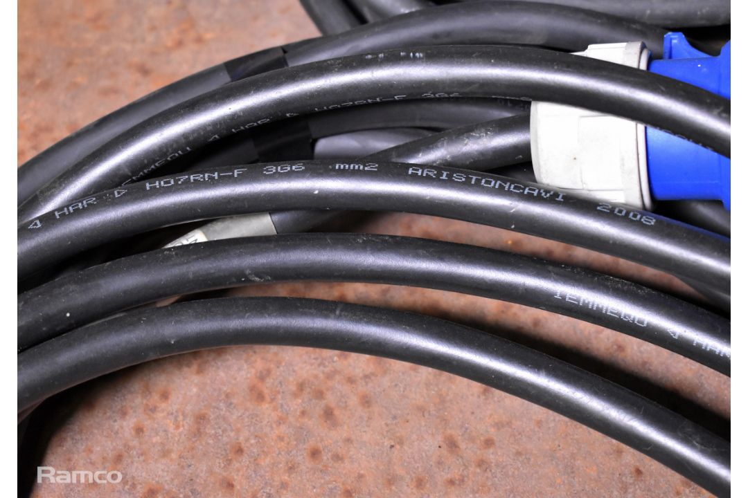 5x Electric extension cable lengths - IP44 32A-6h 220-250V - 5 Mtr - Image 3 of 3