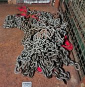 9x Lukas chains with hook - 2 mtr