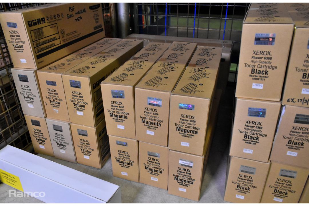Xerox Phaser 6360 consumables - mixed colour toners, 220V fuser and imaging unit cartridges - Image 2 of 5