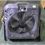 MB50-21 portable electric fan - 110V 1ph 23Amp - W 760 x D 280 x H 790mm - 17kg