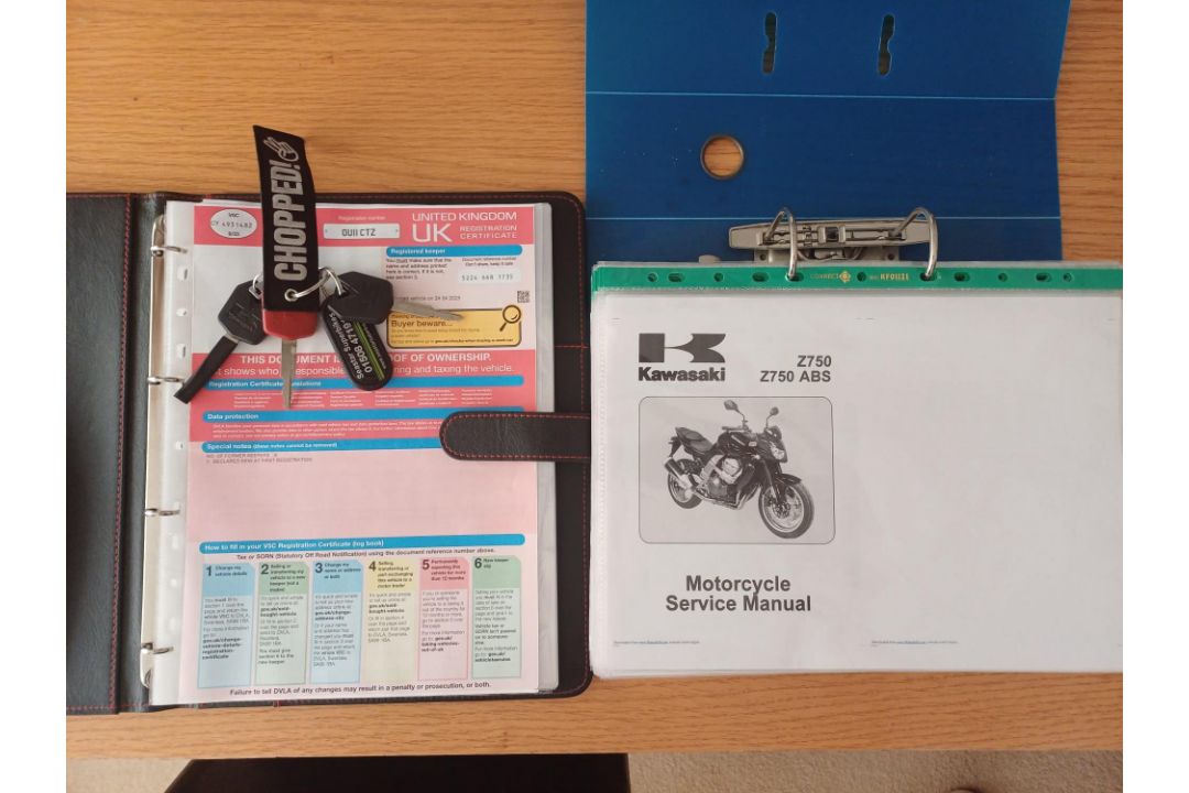 2011 Kawasaki Z750 motorbike - just over 19,000 miles - full details in the description - Image 16 of 16