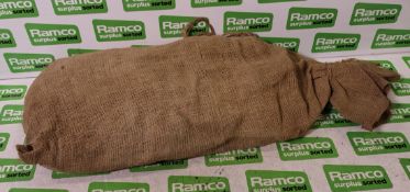 Various hessian empty sand bags - 111kg