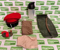 Various types of ex-military hardware and accessories - 160kg – may require repair / be incomplete