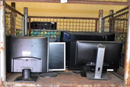 12x monitors - mixed sizes and models