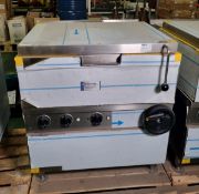 MKN 10010236S stainless steel electric tilting bratt pan - W 800 x D 920 x H 890mm