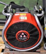 Leader Group petrol driven fan with Briggs & Stratton 118432 6HP motor
