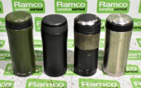 26x Thermos flasks - various styles - mixed sizes