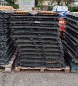 50x 5 channel rubber cable protector ramps - approx dimensions: L 900 x W 500 x H 55mm