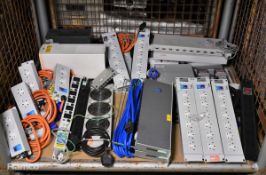 Electrical equipment - power strips, small UPSs, power distribution units and active aerials