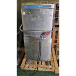 Hobart AMXXR1300-30 stainless steel pass-through dishwasher - W 760 x D 830 x D 1500mm