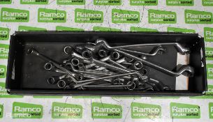 Various sized ring spanners - see pictures for details and examples
