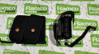 Various types of ex-military black accessories - 20kg – may require repair / be incomplete