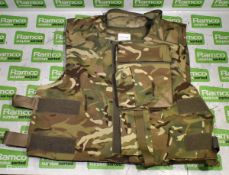 19x British Army MTP combat vests - mixed sizes - no filler