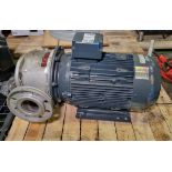 Lowara ESHE 80-200/220/P25VSNA 22kW centrifugal end suction pump - W 430 x D 720 x H 420mm