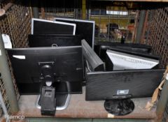 16x monitors - mixed sizes - Samsung, Dell, HP, Lenovo and LG
