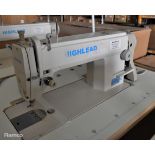 Braithwaite Highlead GC1088-M single needle high speed industrial sewing machine with table