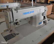 Braithwaite Highlead GC1088-M single needle high speed industrial sewing machine with table