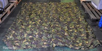 159x British Forces mixed sheets/covers - green/camo/desert - mixed sizes