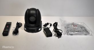 DataVideo PTC-140 HD PTZ camera with accessories - black - Boxed - W 360 x D 290 x H 280mm