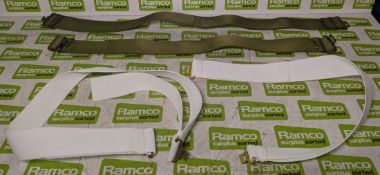 80x British Forces belts - various types and sizes