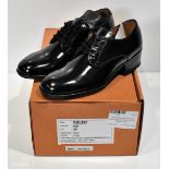 8x pairs of womens leather service working gibson shoes - Size 2 - Black