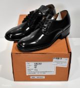 8x pairs of womens leather service working gibson shoes - Size 2 - Black