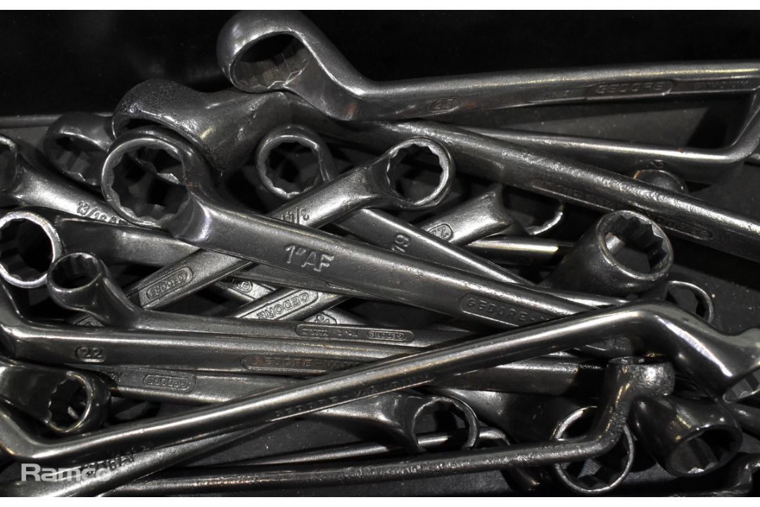 Various sized ring spanners - see pictures for details and examples - Image 2 of 2