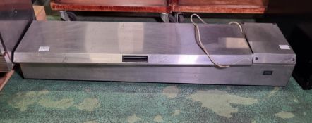 Chilled bain marie / saladette fridge - W 1520 x D 300 x H 230mm