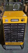 Master DH 62DV heavy duty mobile dehumidifier - Serial No: 98636000334 - running hours: 8384 - 240V