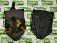 12x British Forces collapsible shovels