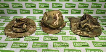 91x British Army MTP mixed hats - cold weather, tropical and combat - mixed sizes