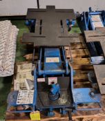 1000kg floor type transmission jack - L 1280 x W 600 x 780mm