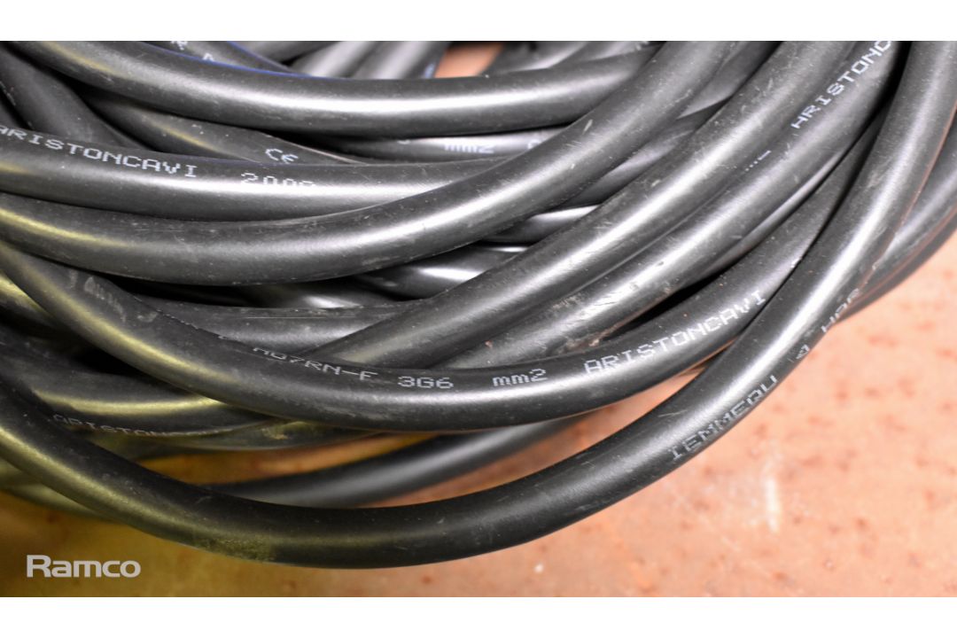 5x Electric extension cable lengths - IP44 32A-6h 220-250V - 20 Mtr - Image 3 of 3