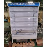 Pure Cold Impulse 4 shelf display fridge - W 1320 x D 760 x H 2020mm