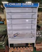 Pure Cold Impulse 4 shelf display fridge - W 1320 x D 760 x H 2020mm