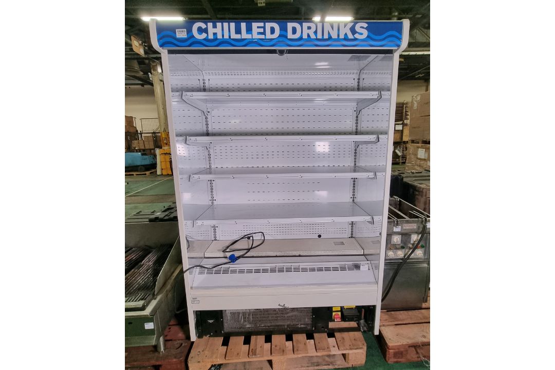 Pure Cold Impulse 4 shelf display fridge - W 1320 x D 760 x H 2020mm - Image 1 of 5