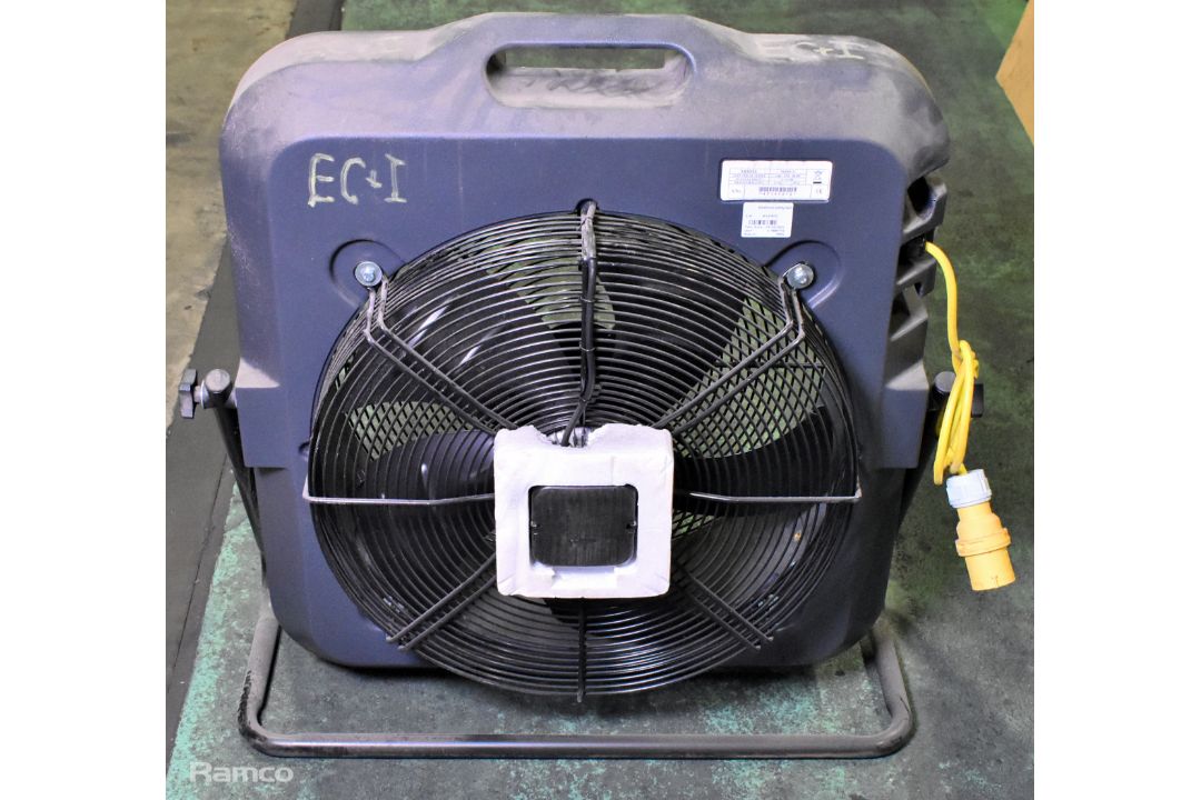 MB50-21 portable electric fan - 110V 1ph 23Amp - W 760 x D 280 x H 790mm - 17kg - Image 1 of 5