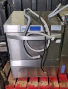 Winterhalter UC-M stainless steel dishwasher with spare baskets - W 600 x D 600 x H 745mm