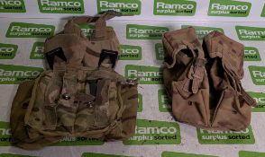 Various types of ex-military MTP accessories - 105kg – may require repair or be as spares - see pics