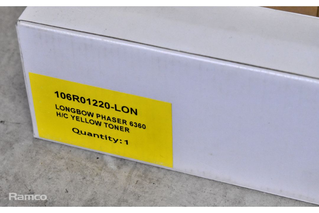 Xerox Phaser 6360 consumables - mixed colour toners, 220V fuser and imaging unit cartridges - Image 5 of 5