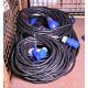 5x Electric extension cable lengths - IP44 32A-6h 220-250V - 20 Mtr - Image 1 of 3