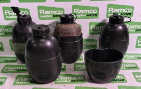 British Forces plastic water canteens - may be incomplete