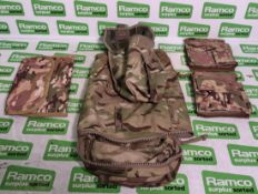 Various types of ex-military MTP accessories - 174kg – may require repair or be as spares