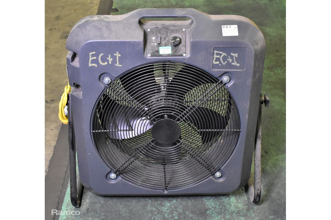 MB50-21 portable electric fan - 110V 1ph 23Amp - W 760 x D 280 x H 790mm - 17kg - Image 4 of 5
