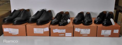 20x pairs of leather service working shoes - full details in the description